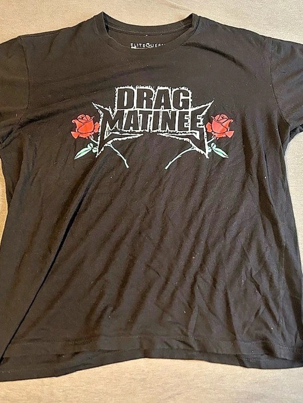 Drag Matinee Chicago Berlin Nightclub Parody Band Tee Sz L Black